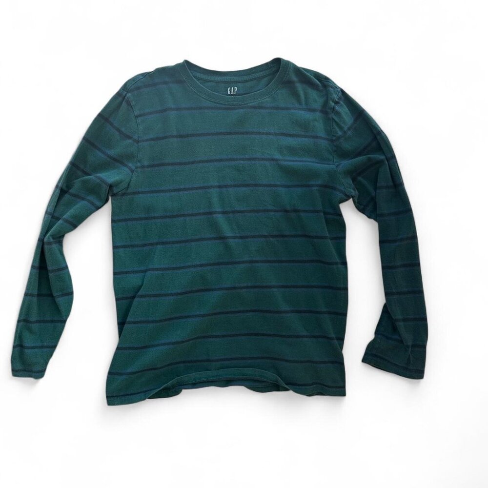 Gap Men's Green and Blue Shirt